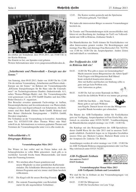 22. Jahrgang - Februar Nr. 04 - Gemeinde Zeithain