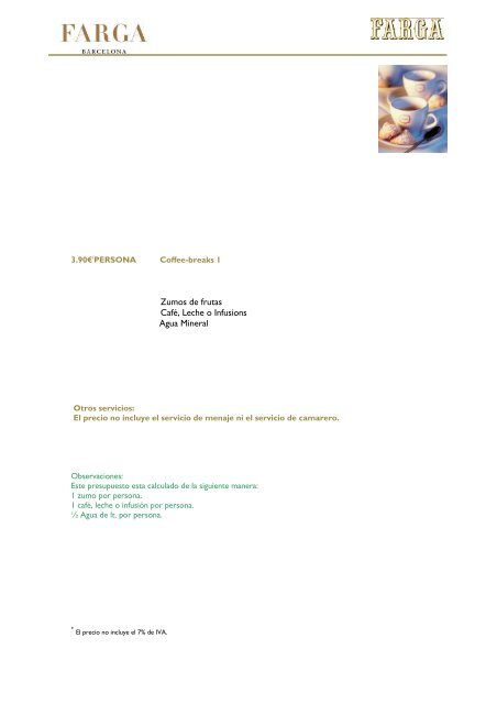 DescÃ¡rgate los catering en formato PDF - Farga In