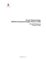 ADB GA V2.0.009 Release Notes v1.0.pdf - ARGUS Software