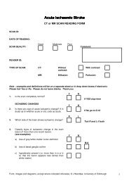 CT and MRI basic reading form - Brain Research Imaging Centre ...