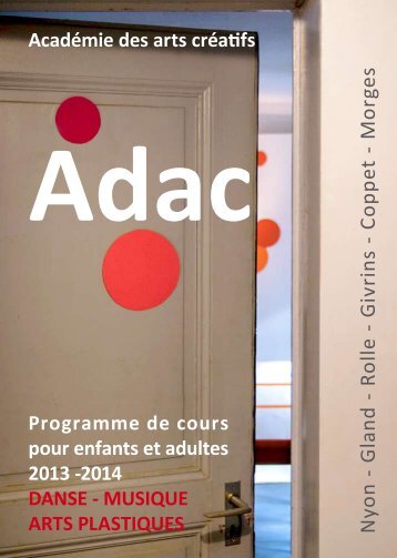 Brochure cours ADAC - aspaire