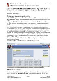 Export von Kontaktdaten aus FDISK und Import in ... - BFKDO Baden