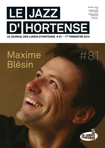 Le JAZZ d' Hortense #81 - Les Lundis d'Hortense