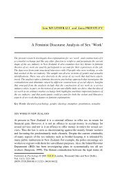 A Feminist Discourse Analysis of Sex 'Work' - of /courses - Victoria ...