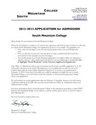 2012-2013 APPLICATION for ADMISSION South ... - Lehigh University