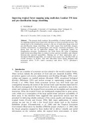 Improving tropical forest mapping using multi-date Landsat TM data ...