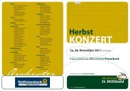 Konzertprogramm - MV St. Willibald