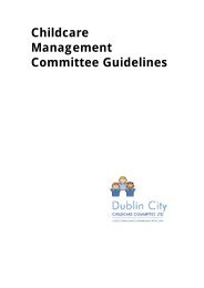 Childcare Management Committee Guidelines - Dublin.ie