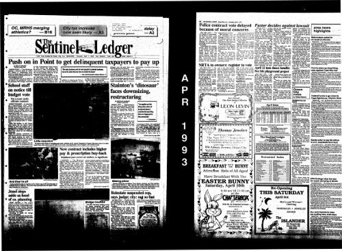 Apr 1993 - On-Line Newspaper Archives of Ocean City