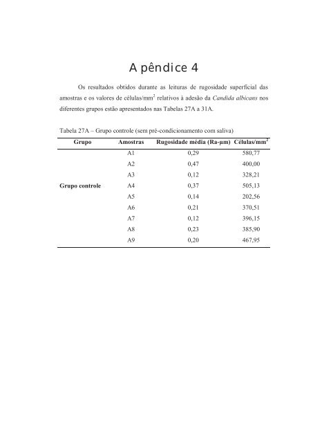 universidade de sÃ£o paulo - Faculdade de Odontologia - Unesp