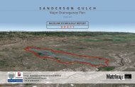 SANDERSONGULCH Major Drainageway Plan - Urban Drainage ...