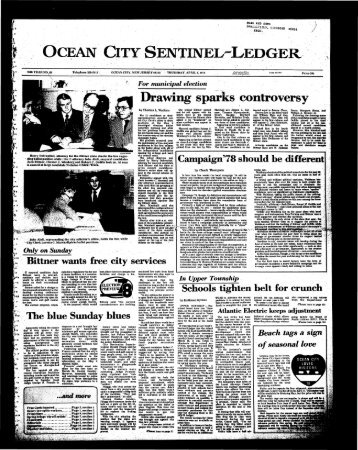 Apr 1978 - On-Line Newspaper Archives of Ocean City