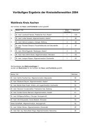 VorlÃ¤ufiges Ergebnis der Kreisstellenwahlen 2004 - Hans-Peter ...