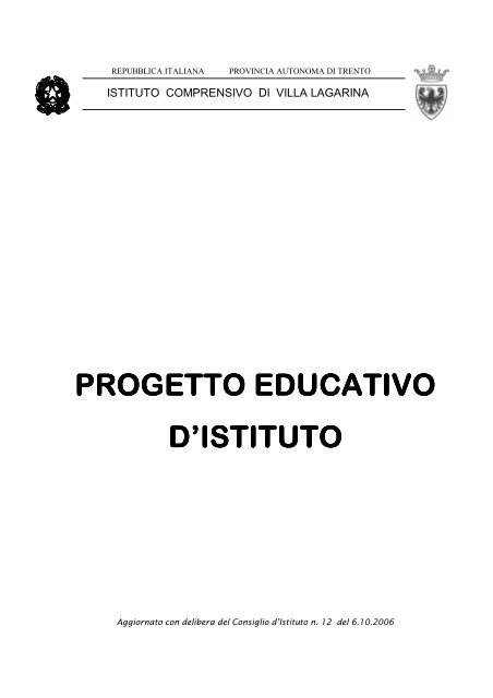 Progetto Istituto 2006-07.pdf - Icvillalagarina.it