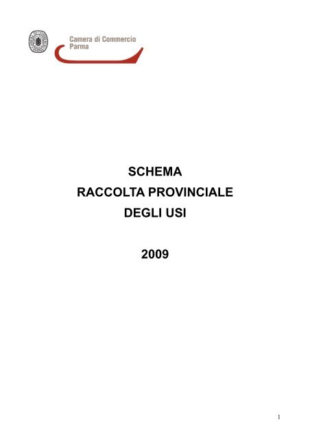 Schema Raccolta.pdf - Camera di Commercio di Parma - Camere di