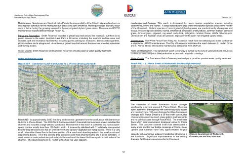 Final Baseline Hydrology Report - October 2012 - Urban Drainage ...