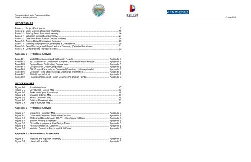 Final Baseline Hydrology Report - October 2012 - Urban Drainage ...