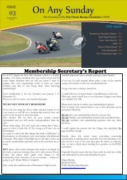 OAS Newsletter & RSVP form - Post Classic Racing Association of ...