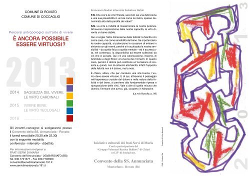Programma Rovato [PDF] - Vito Mancuso