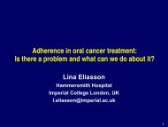 Adherence in oral cancer treatment: Is there a problem and ... - BOPA