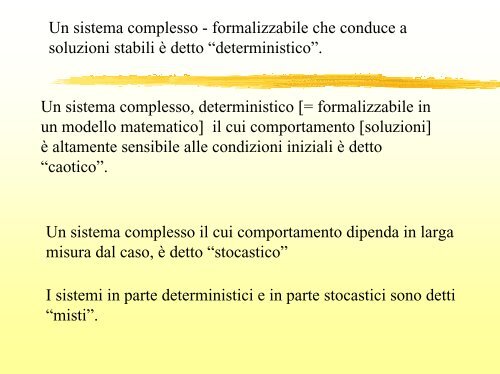 I modelli matematici dinamici - Scienze Zootecniche