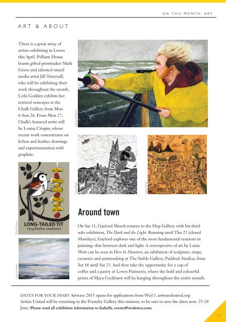 Viva Lewes April 2015 Issue #103