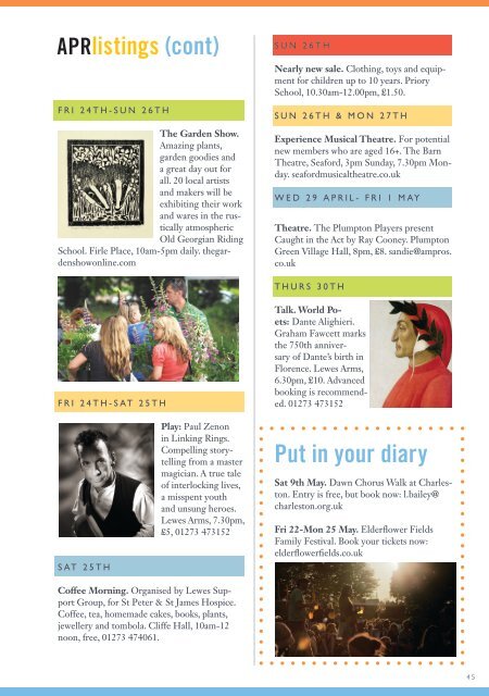 Viva Lewes April 2015 Issue #103