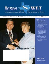 Passing of the Gavel - Water Environment Association of Texas