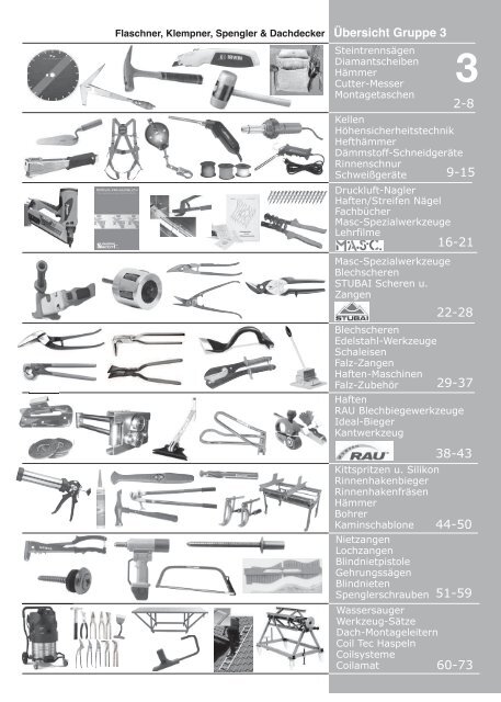 Maschinen Stockert Hauptkatalog