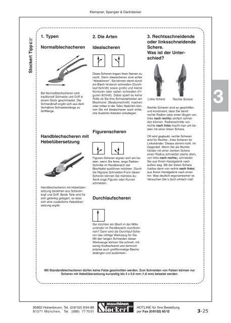 Maschinen Stockert Hauptkatalog