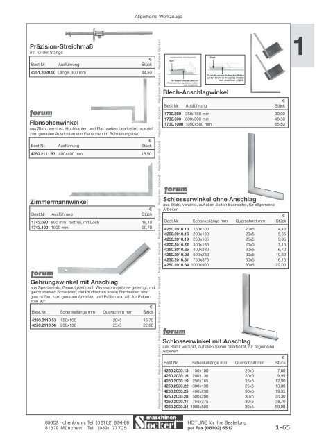 Maschinen Stockert Hauptkatalog