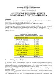 aspetti amministrativi di gestione del cinghiale in provincia di brescia