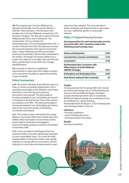 East Midlands Regional Spatial Strategy 2005/06