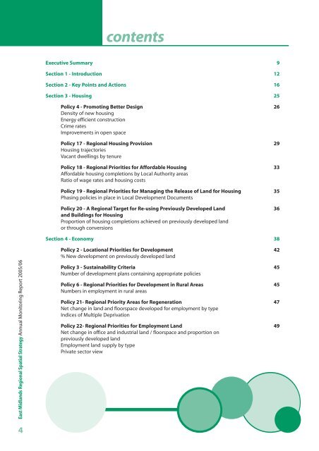 East Midlands Regional Spatial Strategy 2005/06