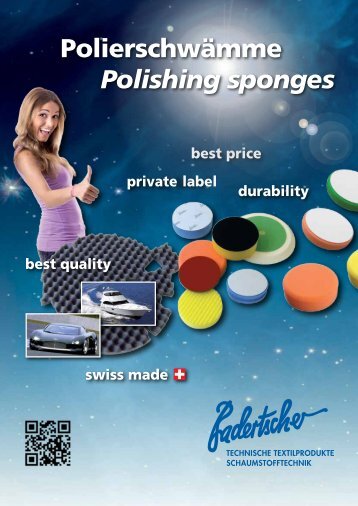 Polierschwämme Polishing sponges - P. Badertscher AG