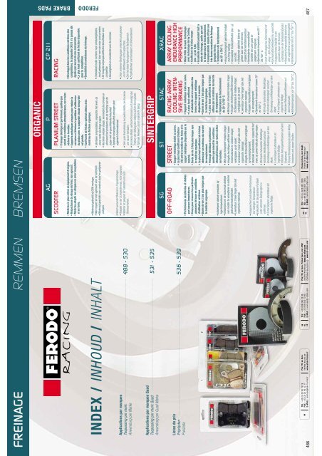 2011AFAM-Katalog Bremsenteile Ferodo - MG-Sport