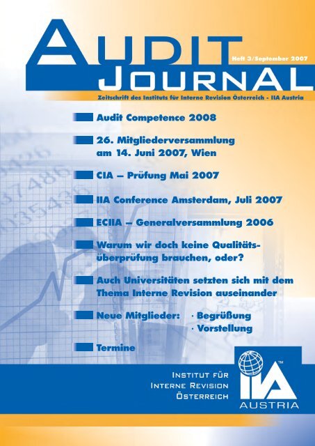 Ausgabe 03_2007 [PDF, 1.5 MB] - Institut fÃ¼r Interne Revision ...