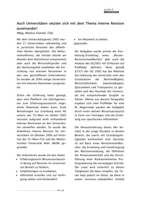 Ausgabe 03_2007 [PDF, 1.5 MB] - Institut fÃ¼r Interne Revision ...