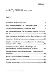 Ausgabe 2006.2 [PDF, 852.7 KB] - Institut fÃ¼r Interne Revision ...