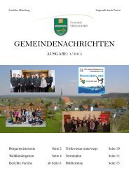 GEMEINDENACHRICHTEN Ausgabe 01/2015