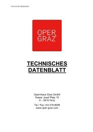 Disposition - Oper Graz