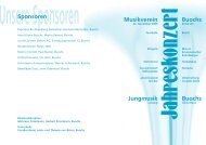 Konzertprogramm als pdf runterladen - Musikverein Buochs