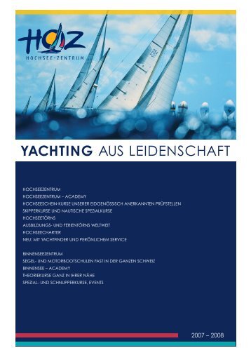 YACHTING AUS LEIDENSCHAFT