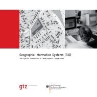 (2009) Geographic Information Systems (GIS). - Gtz