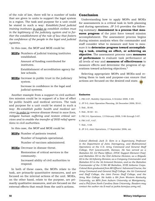 Military Intelligence Professional Bulletin - Federation of American ...