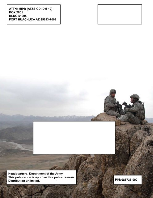 Military Intelligence Professional Bulletin - Federation of American ...