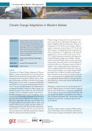 Climate Change Adaptation in Western Balkan - agriwaterpedia.info