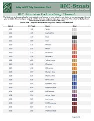 Embroidery Thread Conversion Chart Madeira To Sulky