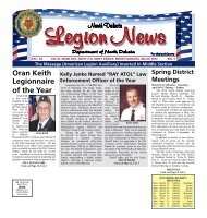 March, 2012 - The American Legion Department of North Dakota