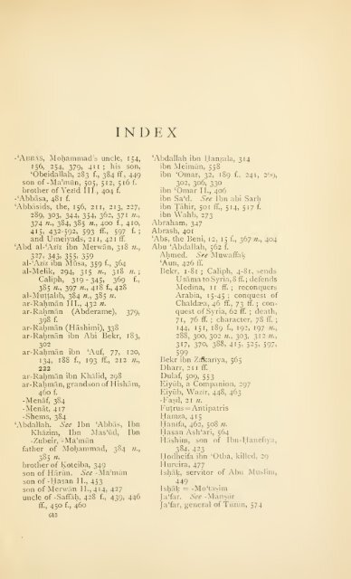 The Chaliphate - Muir - The Search For Mecca